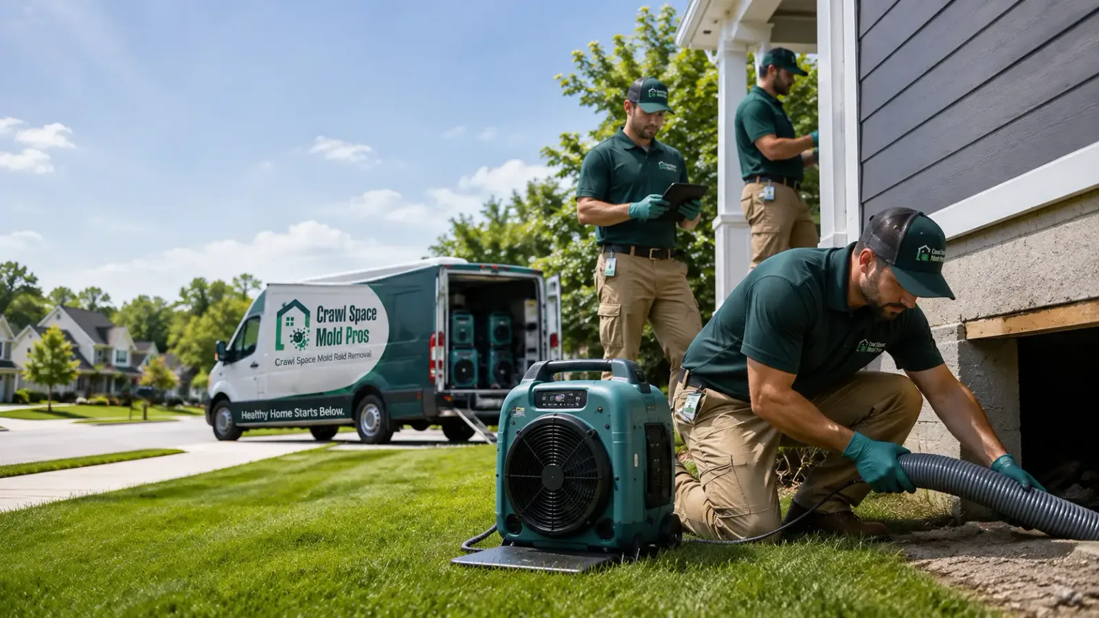 Crawl Space Mold Removal in Bryantown, MD